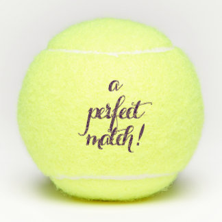 Perfekter Übereinstimmung Tennisball Tennisbälle