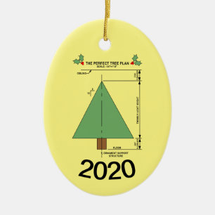 Perfekter Weihnachtsbaum Keramik Ornament