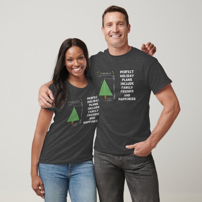Perfekter Weihnachtsbaum T-Shirt (Unisex)