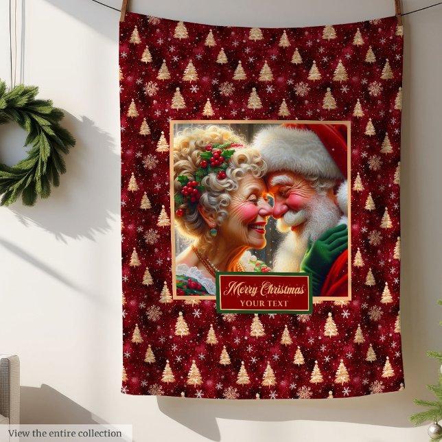 Perfekter Weihnachtsblanket Cosy Throw Mr. Claus Fleecedecke (Perfect Christmas Blanket Cozy Throw Mr & Mrs Claus)