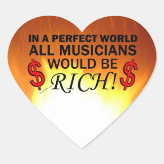 Perfekter World Heart Sticker