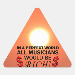Perfekter World Triangle Sticker