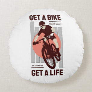 Perfektes Biker-Design - Hol dir ein Bike, hol dir Rundes Kissen