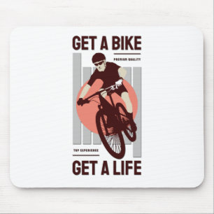 Perfektes Bikerdesign - Bike für ein Leben Mousepad