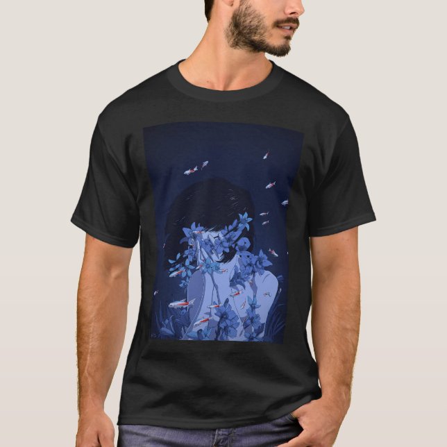 Perfektes Blau T-Shirt (Vorderseite)