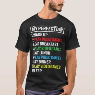 Perfektes Day-Gamer-Geschenk für Teen Boys-Videos T-Shirt
