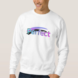 Perfektes Design auf einem weißen Sweatshirt