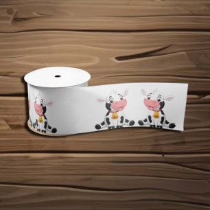 Perfektes Geschenk für Ihre kleine Kuh Lover Satinband