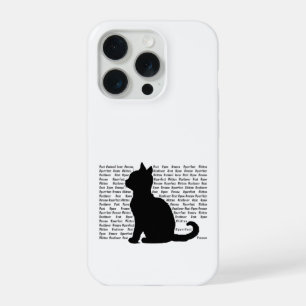 Perfektes Geschenk für Katzenliebhaber iPhone 15 Pro Hülle