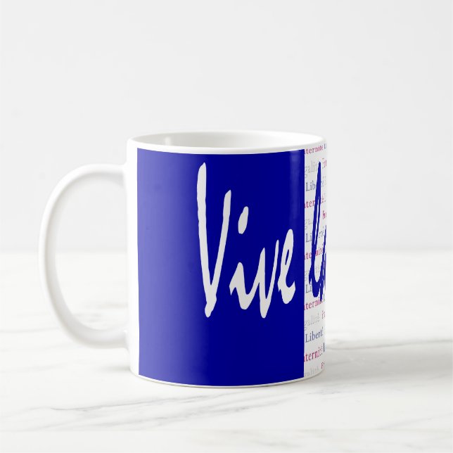Perfektes Geschenk für Leute die Liebe Frankreich Kaffeetasse (Links)