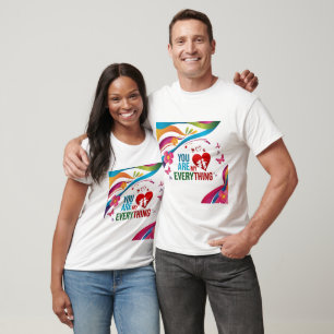 Perfektes Geschenk für Lieben: Stilvolles und sinn T-Shirt