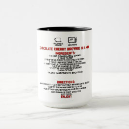 Perfektes Geschenk/Schokolade Kirschbraun in einer Tasse