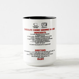 Perfektes Geschenk/Schokolade Kirschbraun in einer Tasse