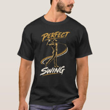 Perfektes Golfschlag-Spieler-T-Shirt