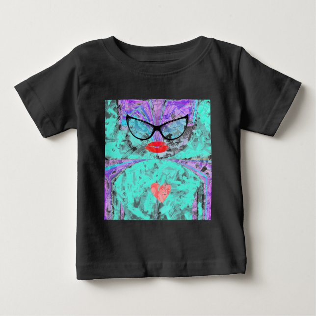Perfektes Herz Baby T-shirt (Vorderseite)