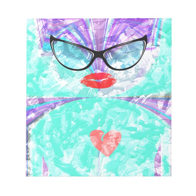 Perfektes Herz Notizblock (Vorderseite)