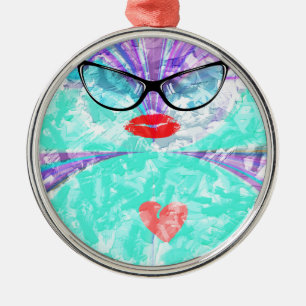 Perfektes Herz Ornament Aus Metall