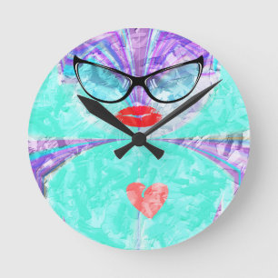 Perfektes Herz Runde Wanduhr