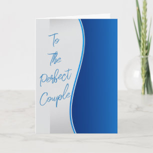 Perfektes Hochzeitspaar Hochzeit Grußkarte