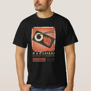 Perfektes japanisches Sashimi Food   Vintager Stil T-Shirt