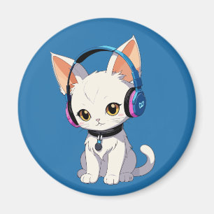 Perfektes Kawaii-Katze Magnet