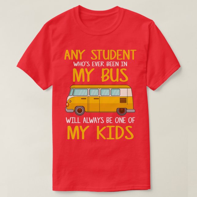 Perfektes Kostüm für Schulbusfahrergeschenk für Va T-Shirt (Design vorne)