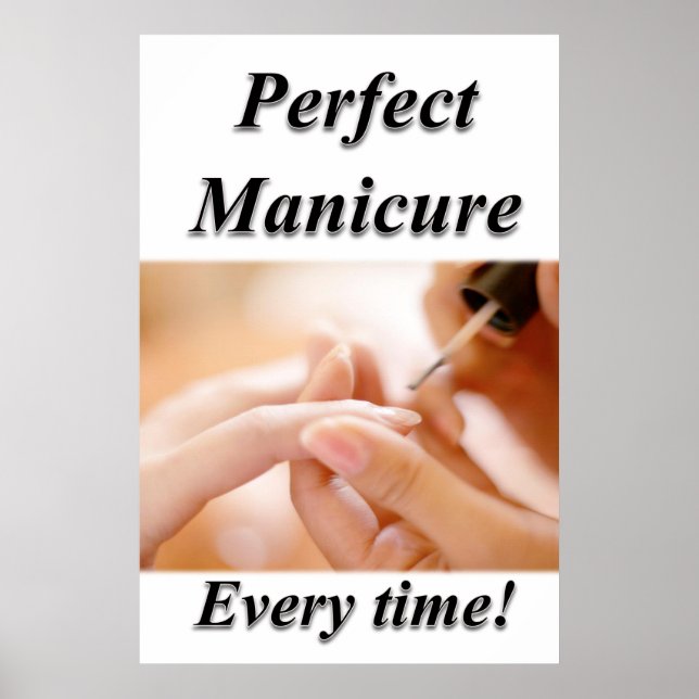 Perfektes Manicure Posters Nail Salon Poster (Vorne)