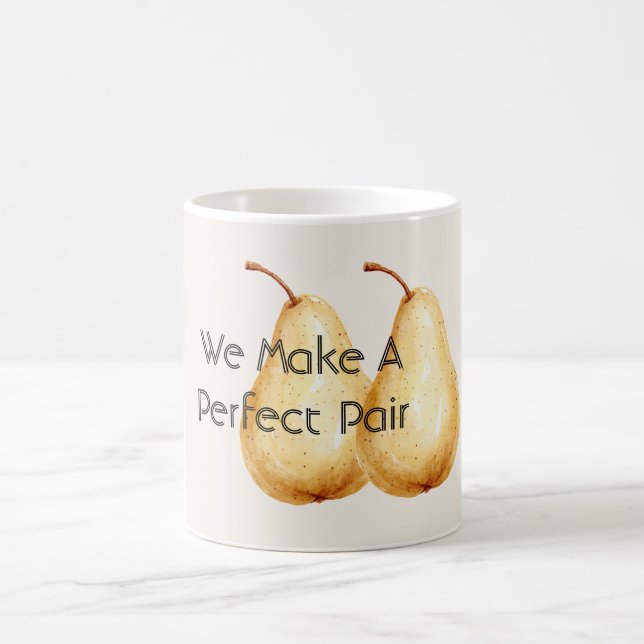 Perfektes Paar Birnen Kaffeetasse (Mittel)