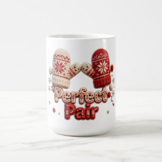 Perfektes Paar Handschuhe Tasse