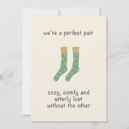 Perfektes Paar Valentinstagskarte Feiertagskarte
