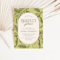 Perfektes Paar Vintage-Birnen-Brautabschied