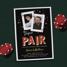Perfektes Pair Casino Thema Probe Abendessen