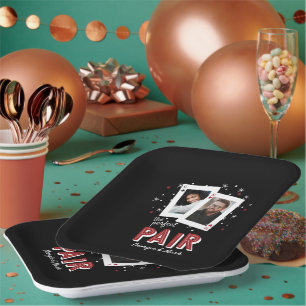 Perfektes Pair Casino Themenpaare Foto Pappteller