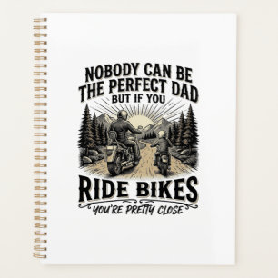 Perfektes Papa-Fahrrad Vintage-Biker-Shirt-Design_ Planer