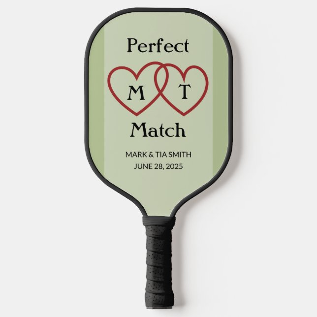 Perfektes Passwort für Monogram Blue Pickleball Pa Schläger (Vorderseite)