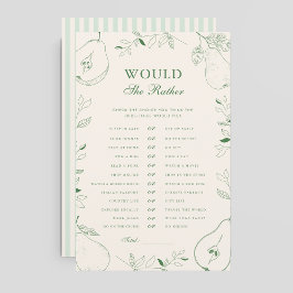 Perfektes Pear Brautparty würde sie eher spielen