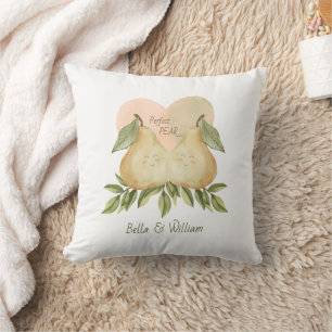 Perfektes Pear Twin Kissen mit Individuellen Namen