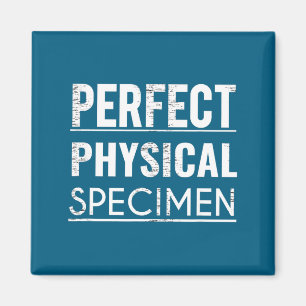 Perfektes physisches Exemplar Zitat Lustiger Spruc Magnet