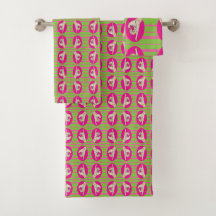 Perfektes rosa und grün