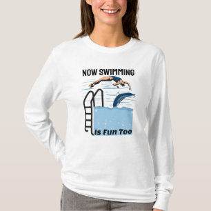 Perfektes Schwimmerdesign - Schwimmen macht Spaß T-Shirt