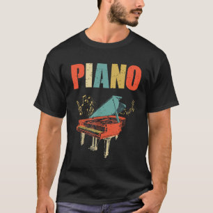 Perfektes Shirt für Piano Lover. Vintages Piano-T-