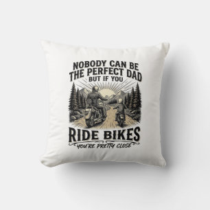 Perfektes Vater Fahrrad Fahrräder Vintage Biker-Sh Kissen