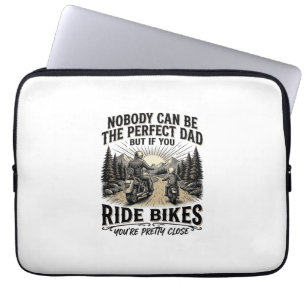 Perfektes Vater Fahrrad Fahrräder Vintage Biker-Sh Laptopschutzhülle