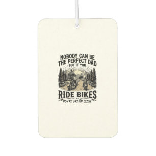 Perfektes Vater-Fahrrad-Vintage-Biker-Shirt-Design Autolufterfrischer