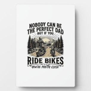 Perfektes Vater-Fahrrad-Vintage-Biker-Shirt-Design Fotoplatte