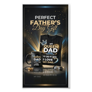Perfektes Vatertagsgeschenk Poster   Mein König Da