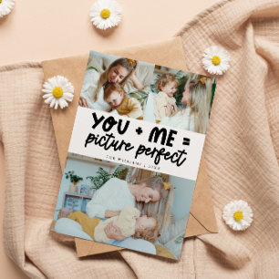 Perfektes weißes Valentinstag-Foto-Kartenmotiv Feiertagskarte