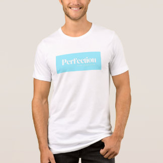 PERFEKTION mit Zeichen-T - Shirt. Tri-Blend Shirt