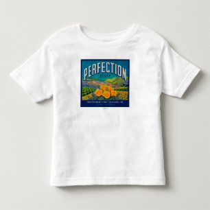 Perfektion orange LabelColton, CA Kleinkind T-shirt