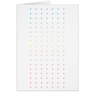 Perforierte leere Karte